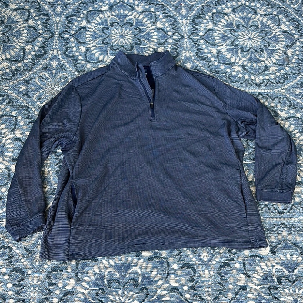 Ben Hogan Blue Performance Wear Quarter Zip